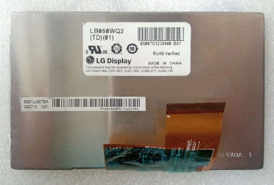 LB050WQ2-TD03 LG.Philips LCD 5.0&quot; 480×272(RGB) 400 cd/m² ENDÜSTRİYEL LCD EKRAN