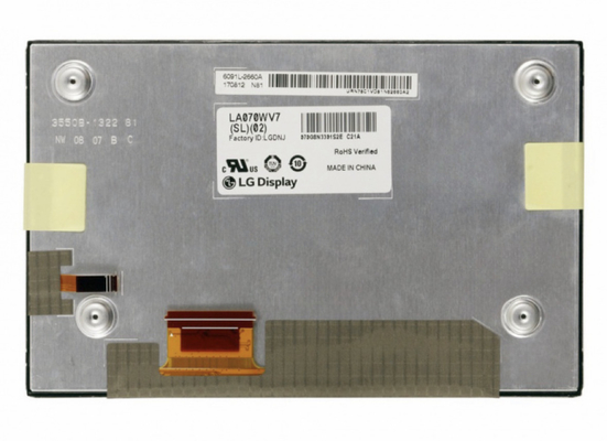 LA070WV7-SL02 LG Ekranı 7&quot; 800 ((RGB) × 480 WVGA 133PPI 1000 cd/m2 ENDİSTRİYAL LCD EKRAN