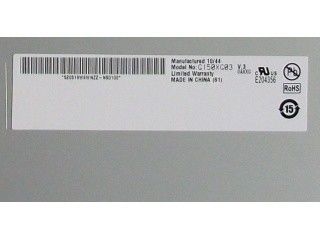 G150XG03 V3 AUO 15.0 INCH WLED Arka Işık ， U / D, L / R Geri ， 6/8 bit ， Mat