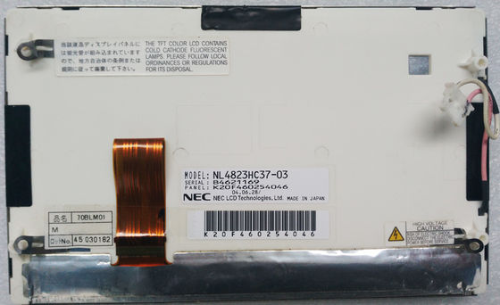 450CD / M2 LCM 480 × 234 CCFL Analog NEC TFT Ekran NL4823HC37-03