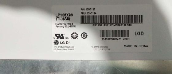 15.0" 1024x768 150cd/m2 Tft LCD Ekran 85PPI LP150X08-TLA8 45/45/15/35 (Tip.)