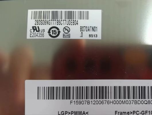 Dokunmatik Ekransız 7 İnç 1024 * 600 Pad ve Tablet Paneli B070ATN01.0