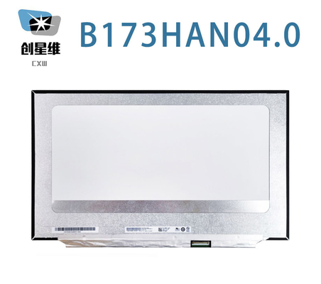 B173HAN04 AUO 17.3&quot; 1920 ((RGB) × 1080, 300 cd/m2 Endüstriyel LCD Ekranı