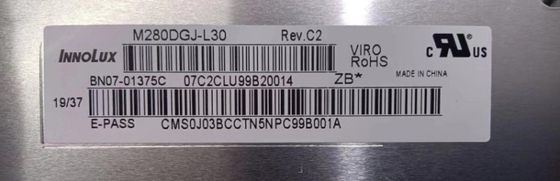 M280DGJ-L30 Innolux 28.0&quot; 3840 ((RGB) × 2160, 300 cd/m2 Endüstriyel LCD Ekran