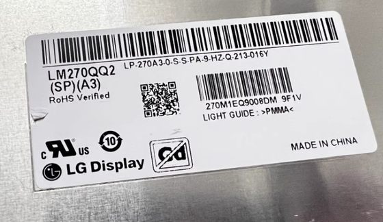 LM270QQ2-SPA3 LG Ekranı 27.0&quot; 5120 ((RGB) × 2880, 540 cd/m2 (Tip.)