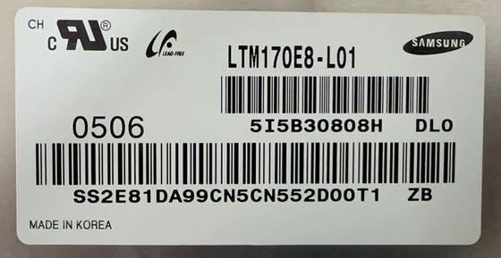 LTM170E8-L01 Samsung 17.0&quot; 1280 ((RGB) ×1024, 280 cd/m2 Endüstriyel LCD Ekran