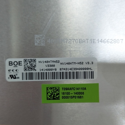 NV140XTM-N52 BOE 14.1&quot; 3840 ((RGB) ×1100 300 cd/m2 endüstriyel LCD ekran