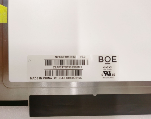 NV133FHM-N43 BOE 13.3" 1920 ((RGB) × 1080, 350 cd/m2 endüstriyel LCD ekran