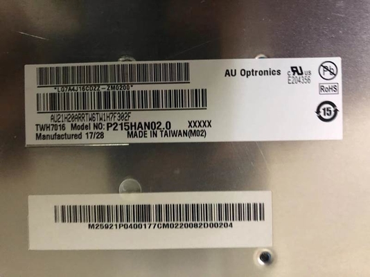 P215HAN02.0 AUO 21.5" 1920 ((RGB) × 1080, 1500 (Typ.) ((cd/m2) Endüstriyel LCD Ekranı
