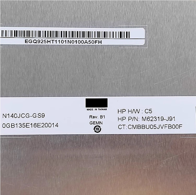 N140JCG-GS9 Innolux 14.0&quot; 1920 ((RGB) × 1200, 400 cd/m2 endüstriyel LCD ekran