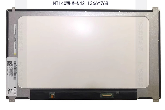 NT125WHM-N42 BOE 12.5&quot; 1366 ((RGB) × 768, 200 cd/m2 endüstriyel LCD ekran