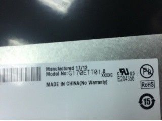 PCAP Optik Bağlantı 8 Bit G170ETT01.0 4 Tel WLED Panel 85/85/80/80