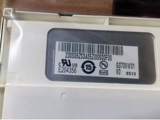 G070VW01 V0 AUO 7.0 " 800 ((RGB) × 480 400 cd/m2 80/80/80/80 (Tip.) ((CR≥10)