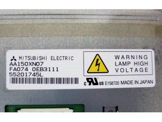 AA150XN07 4 PC CCFL TFT LCD 15 Inch Endüstriyel TFT Ekranı 75/75/50/60 (Tip.)