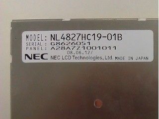 NL4827HC19-01B 128PPI 4.3 INCH 480×272 NEC TFT Ekranı 97.04 ((H) ×55.86 ((V) mm