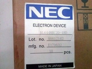 NL6448BC20-18D 122PPI 6.5 INCH 640×480 NEC TFT LCD Ekranı 132.48 ((W) ×99.36 ((H) mm