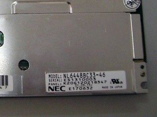 NL6448BC33-46 10,4 İNÇ 640 RGB×480 VGA 76PPI NEC TFT LCD 530/550g (Tip./Maks.)