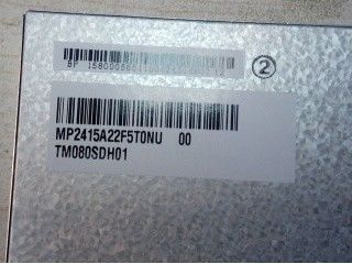 Sürücü yok DE SYNC Modu TM080SDH01 8 Inch Tianma TFT 70/70/50/70