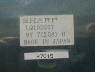 LQ10D367 10.4 Inch 640×480 LCM Keskin TFT LCD Ekranı 211.2 × 158.4 (H×V)