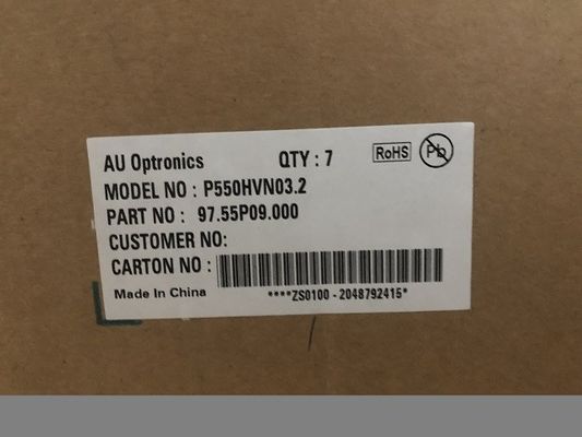55 Inch RGB 700cd/m2 1920 ((RGB) ×1080 40PPI TFT LCD Panel P550HVN03.2