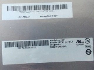 72% NTSC 23 Inch 300cd/m2 TFT LCD Ekranı G230HAN01.1 89/89/89/89 (Typ.)