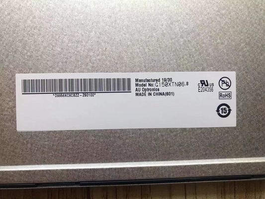G150XTN06.8 AUO 15.0" 1024×768 450 cd/m2 80/80/70/80 endüstriyel LCD ekran