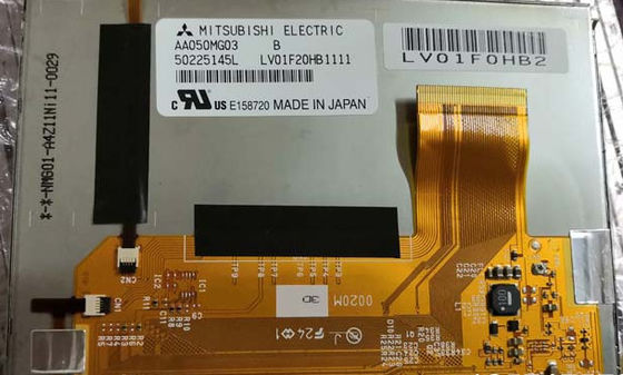 AA050MG03 Mitsubish 5.0 inc 800 (RGB) × 480 Çalışma Sıcaklığı: -30 ~ 80 ° 900cd / m2 ENDÜSTRİYEL LCD EKRAN
