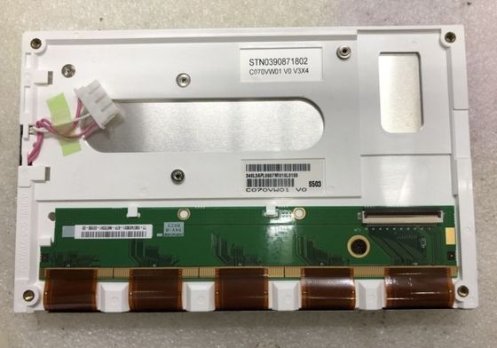 C070VW01 V0 AUO 7INCH 800 × 480RGB 650CD / M2 CCFL TTL Çalışma Sıcaklığı: -30 ~ 85 ° C ENDÜSTRİYEL LCD EKRAN