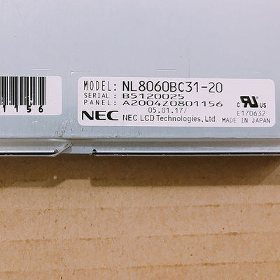 NL8060BC31-20 NLT 12.1INCH 250CD / M2 LCM 800 × 600 800 × 600RGB CCFL TTL Çalışma Sıcaklığı: 0 ~ 55 ° C ENDÜSTRİYEL LCD EKRAN