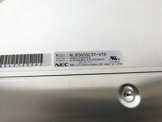 NL8060BC31-41D NLT 12.1INCH 400CD / M2 LCM 800 × 600 800 × 600RGB CCFL LVDS Çalışma Sıcaklığı: -20 ~ 70 ° C ENDÜSTRİYEL LCD