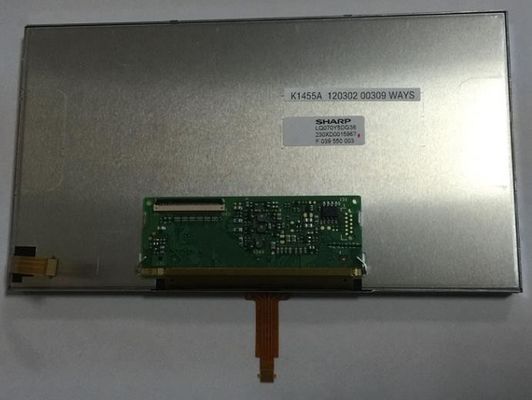 7 &quot;LCM 800 × 480RGB 485cd / m² LQ070Y5DG36 Sharp TFT LCD Ekran