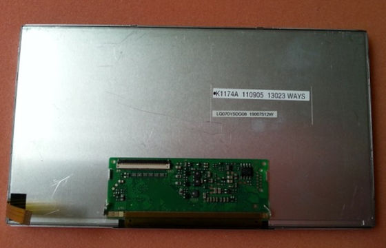 7 &quot;LCM 800 × 480RGB 600cd / m² LQ070Y5DG09 Sharp TFT LCD Ekran