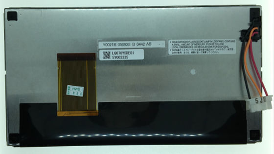 7 &quot;LCM 800 × 480RGB 320cd / m² LQ070Y5DE01 Sharp TFT LCD Ekran