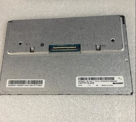 7 &quot;LCM 800 × 480RGB 380cd / m² LQ070Y3LG05 Sharp TFT LCD Ekran