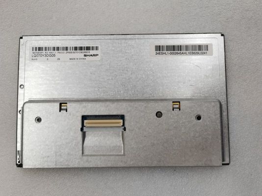 7 &quot;LCM 800 × 480RGB 350cd / m² LQ070Y3DG05 Sharp TFT LCD Ekran
