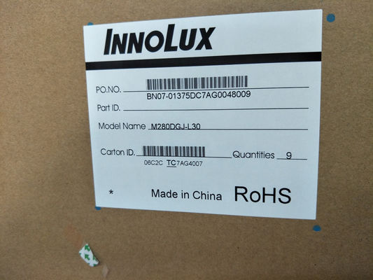 M280DGJ-L30 Innolux 28,0&quot; 3840(RGB)×2160 300 cd/m² ENDÜSTRİYEL LCD EKRAN