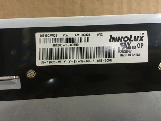 MT190AW02 V.0 Innolux 19.0&quot; 1440(RGB)×900 300 cd/m² ENDÜSTRİYEL LCD EKRAN