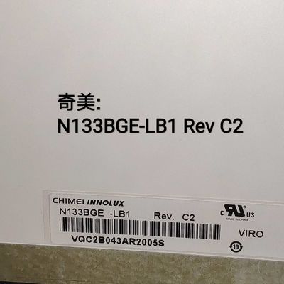 N133BGE-LB1 CHIMEI Innolux 13,3&quot; 1366(RGB)×768 200 cd/m² ENDÜSTRİYEL LCD EKRAN