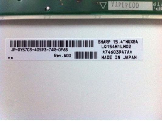 LQ154M1LW02 Sharp 15,4 &quot;LCM 1920 × 1200RGB 200cd / m² ENDÜSTRİYEL LCD EKRAN