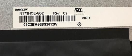 N173HCE-G32 Innolux 17,3&quot; 1920(RGB)×1080 300 cd/m² ENDÜSTRİYEL LCD EKRAN