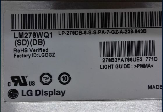 LM270WQ1-SDE3 LG Ekran 27&quot; 2560(RGB)×1440 420 cd/m² ENDÜSTRİYEL LCD EKRAN