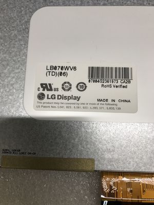 LB070WV6-TD06 LG Ekran 7.0&quot; 800(RGB)×480 350 cd/m² ENDÜSTRİYEL LCD EKRAN
