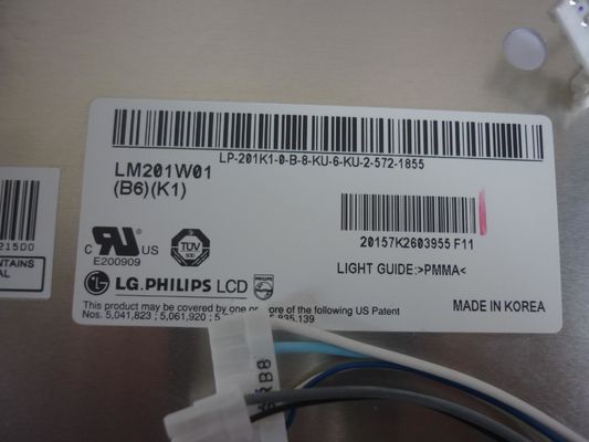 LM201W01-SLA3 LG. LCD 20.1" 1680 ((RGB) × 1050 Depolama Sıhhatı: -20 ~ 60 °C SİSTESİYAL LCD EYLİM