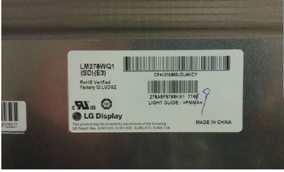 LM270WQ1-SDB3 LG Ekran 27,0&quot; 2560×1440 420cd/m2 ENDÜSTRİYEL LCD EKRAN
