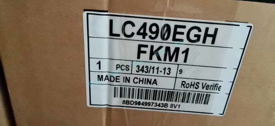 3840x2160 500cd/m2 Endüstriyel Lcd Panel LG Ekran 90PPI LC490EGH-FKM1