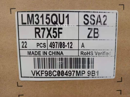 LM315QU1-SSA2 32.0" 7680x4320 Endüstriyel TFT Ekranı 400 cd/m2 89/89/89/89 (Tip.)