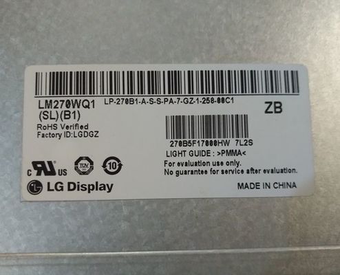 LM270WQ3-SLC1 LG Ekran 27.0&quot; 2560×1440 300cd/m2 ENDÜSTRİYEL LCD EKRAN