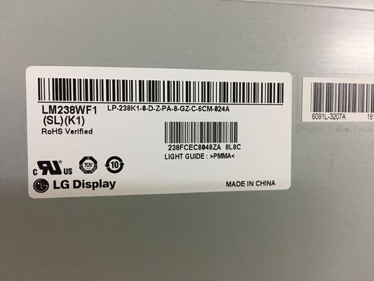 23,8 İnç 250cd/M2 Endüstriyel LCD Panel FHD 92PPI LM238WF1-SLA1
