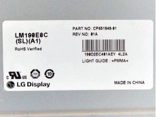 LM190E0A-SLD5 LG Ekran 19.0&quot; 1280(RGB)×1024 250 cd/m² ENDÜSTRİYEL LCD EKRAN