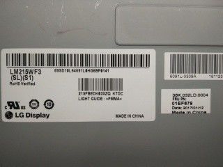 LM215WF3-SLQ1 LG Ekran 21,5&quot; 1920(RGB)×1080 250 cd/m² ENDÜSTRİYEL LCD EKRAN